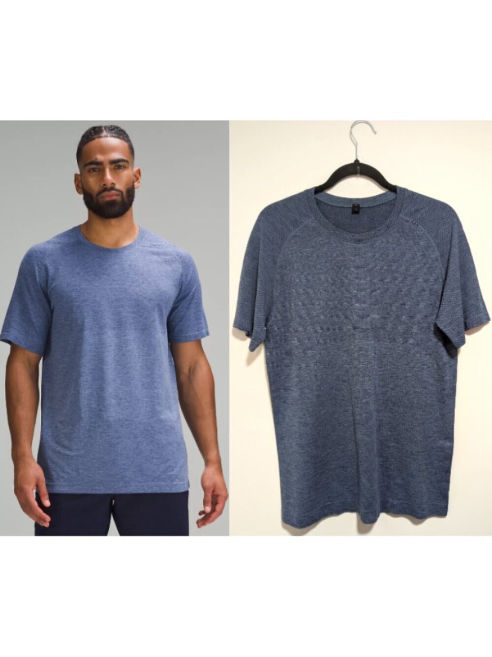 Lululemon | Metal Vent Tech Short Sleeve Shirt In Blue Heather